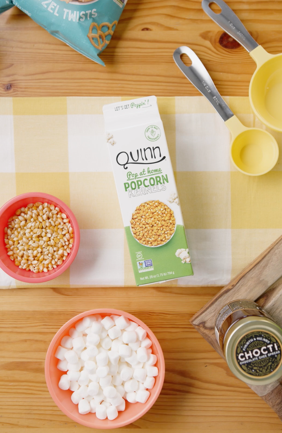 Homemade S'mores Popcorn Gluten Free + Dairy Free Quinn Foods