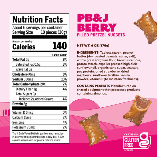 PB&J Berry | Filled Pretzel Nuggets