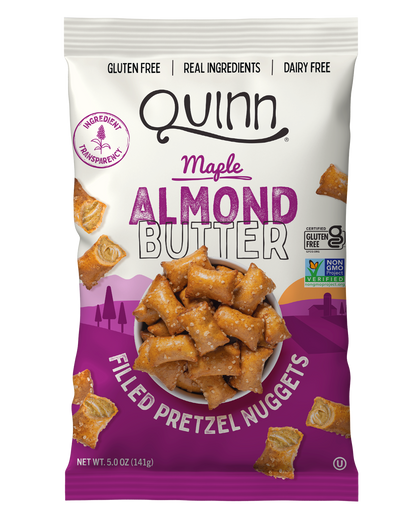Maple Almond Butter Filled Pretzel Nuggets