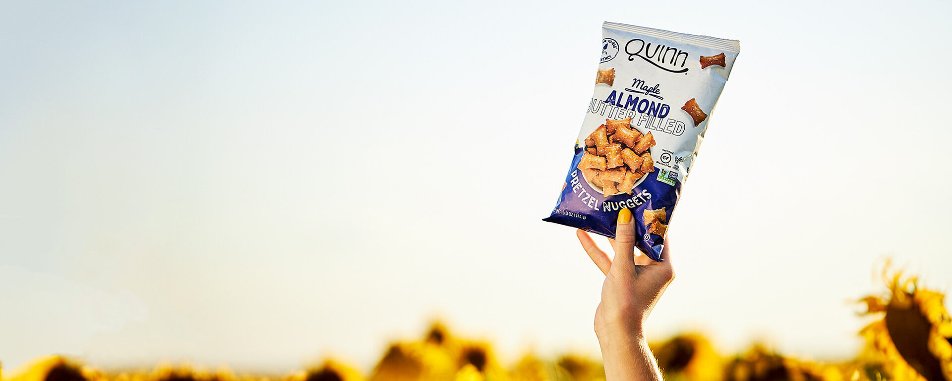 Maple Almond Butter Filled Pretzel Nuggets Quinn Foods