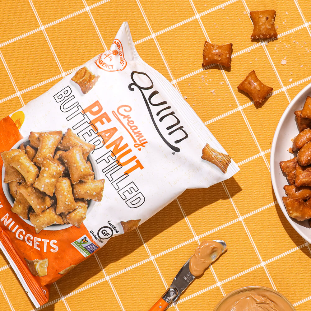 Peanut Butter Filled Pretzel Nuggets Quinn Foods