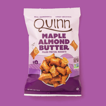 Maple Almond Butter | Filled Pretzel Nuggets background image