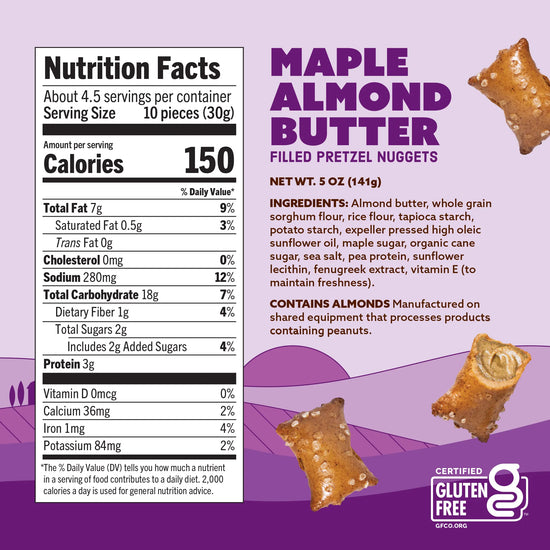Maple Almond Butter | Filled Pretzel Nuggets