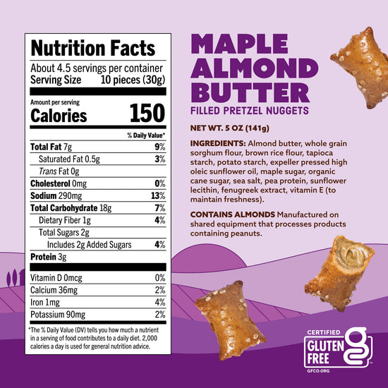 Maple Almond Butter | Filled Pretzel Nuggets