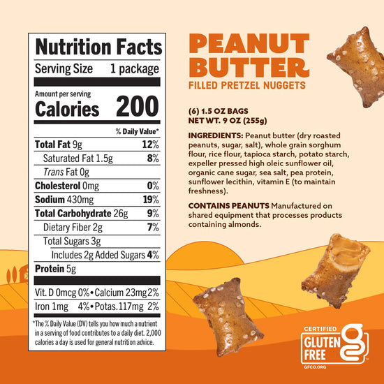 Peanut Butter | Filled Nuggets Multipack