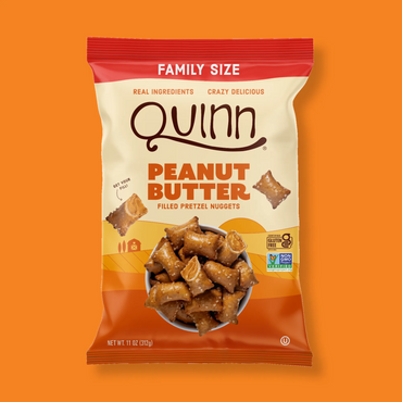 Peanut Butter | Filled Pretzel Nuggets | Family Size