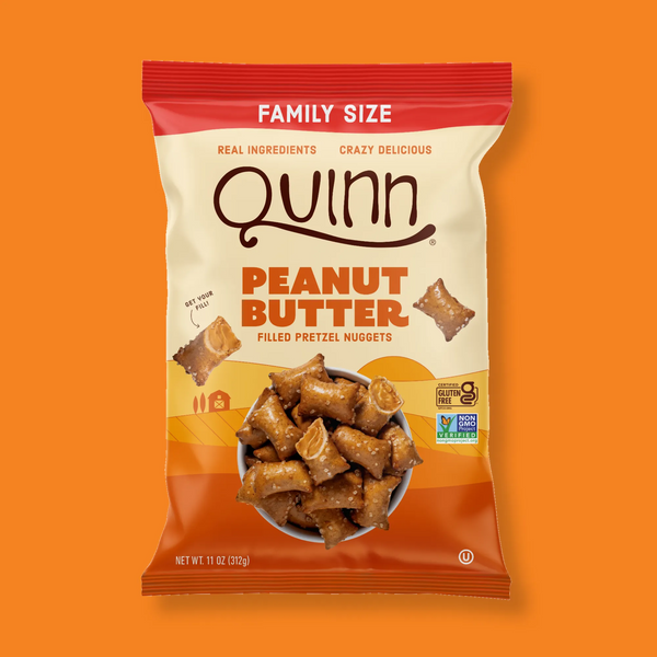 Peanut Butter Filled Pretzel Nuggets | Family Size – Quinn Snacks