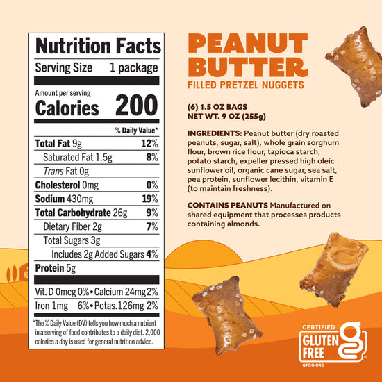 Peanut Butter | Filled Nuggets Multipack