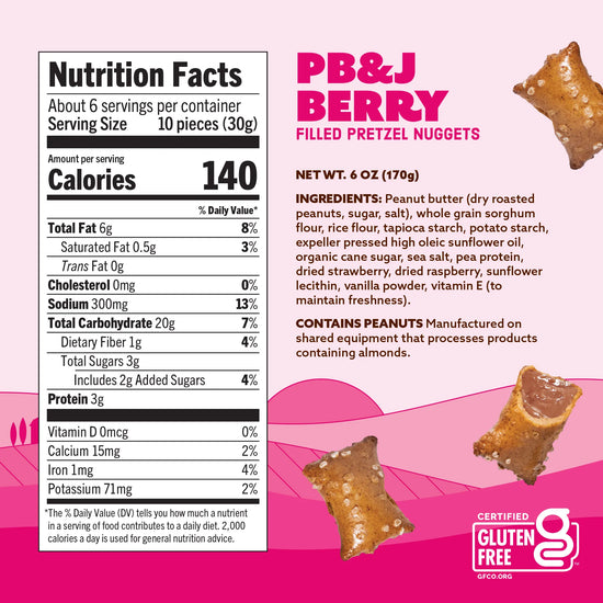 PB&J Berry | Filled Pretzel Nuggets
