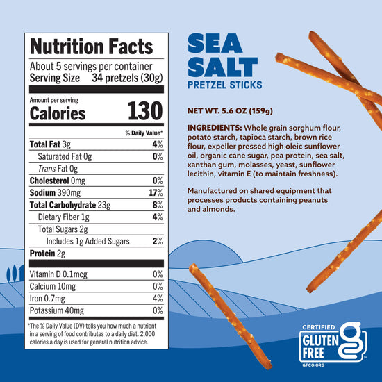Sea Salt | Pretzel Sticks