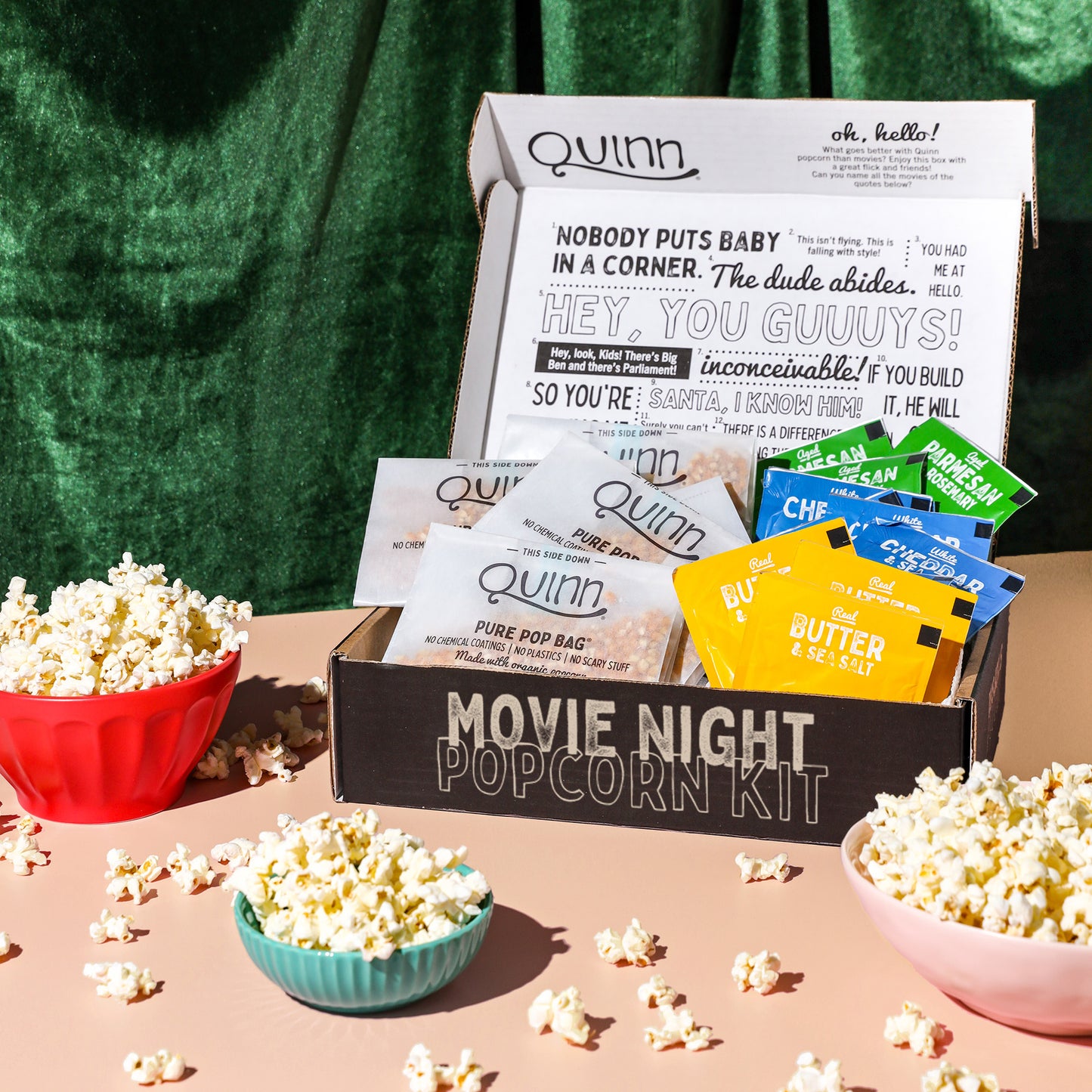 Movie Night Popcorn Kit