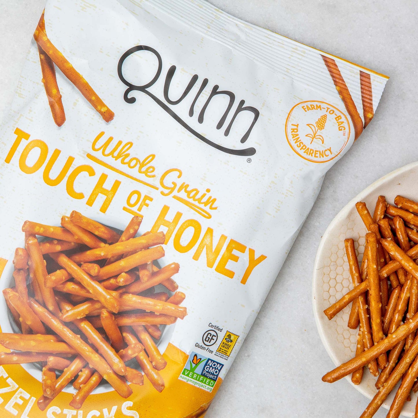 Whole Grain Gluten Free Touch of Honey Pretzel Sticks